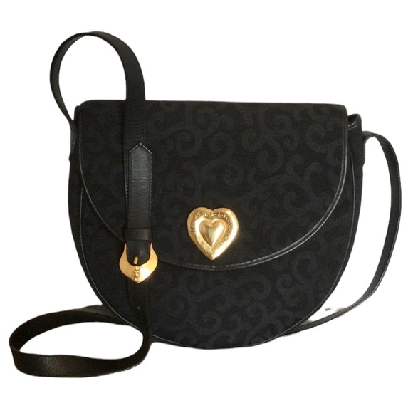 Yves Saint Laurent Handbags - LAST reduction YSL Yves Saint Laurent Vintage Canvas & Leather Shoulder Handbag